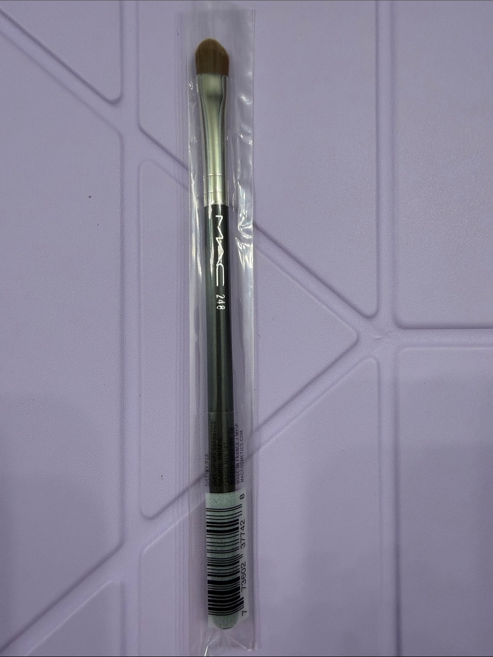 MAC 248 Eye Shader Brush - Black/Silver New